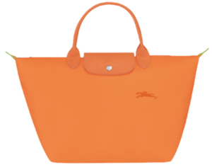 Túi Longchamp Le Pliage Green M Handbag 'Orange' L1623919P54