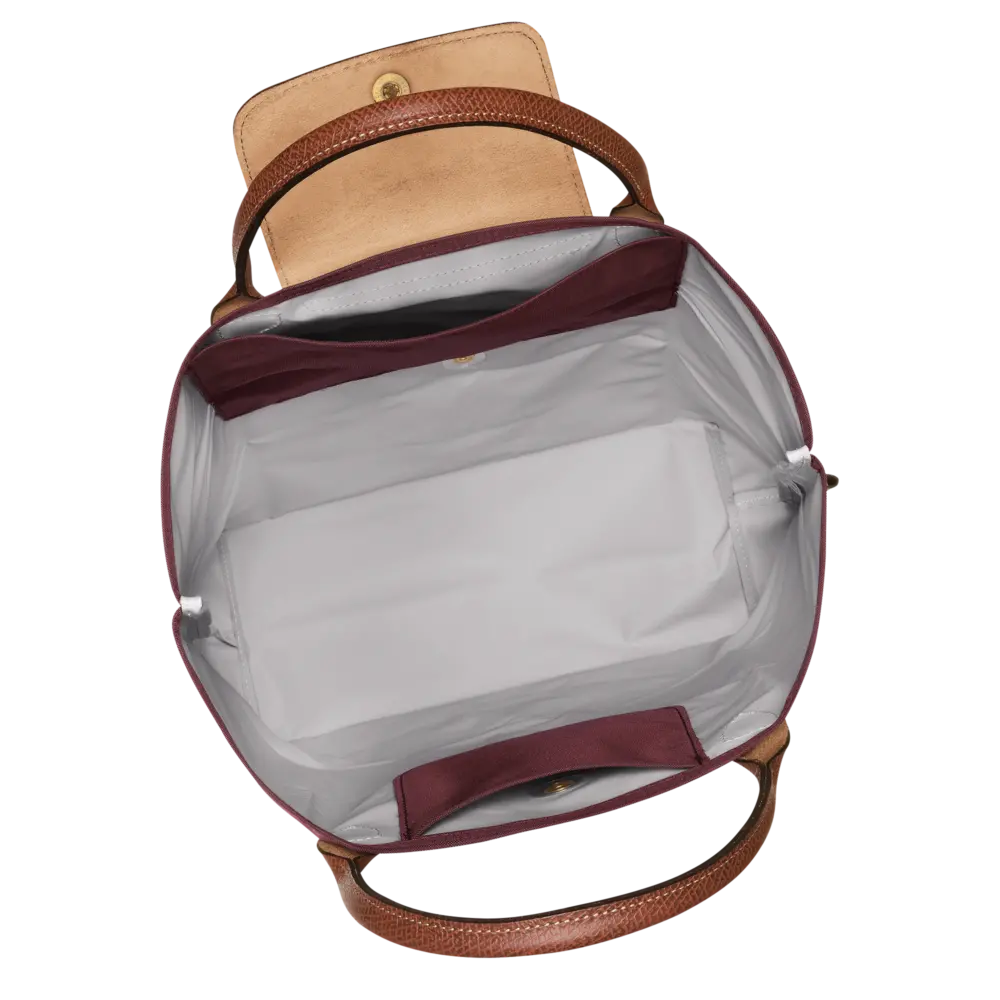Alternative view of Túi Longchamp Le Pliage M Tote Bag 'Burgundy' 10168089P87