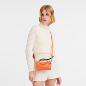 Alternative view of Túi Longchamp Le Pliage Xtra XS Pouch 'Orange'