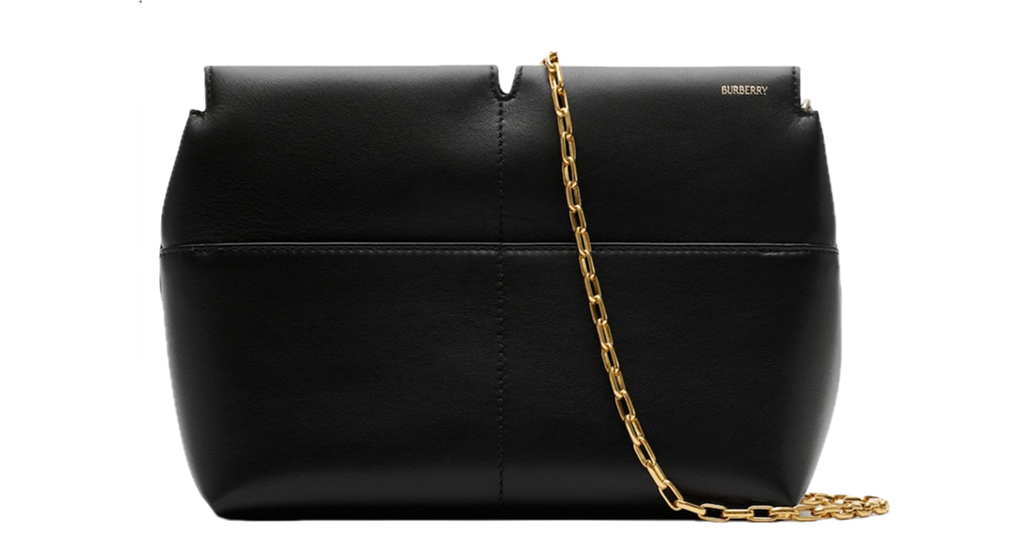 Túi Nữ Burberry Snip Clutch 'Black' 80955001