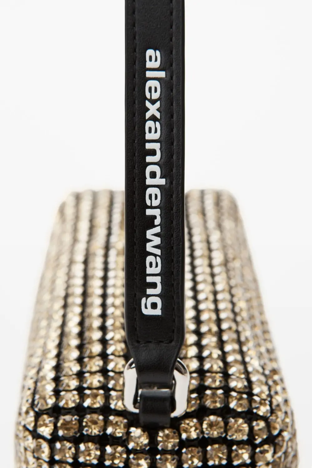 Túi Alexander Wang Heiress Pouch In Rhinestone Mesh 'Yellow' 20122P10M477 - Ảnh 4