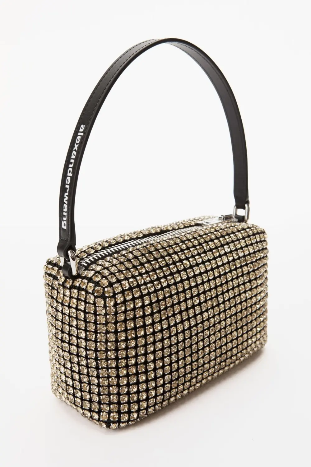 Túi Alexander Wang Heiress Pouch In Rhinestone Mesh 'Yellow' 20122P10M477 - Ảnh 3