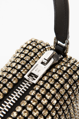 Alternative view of Túi Alexander Wang Heiress Pouch In Rhinestone Mesh 'Yellow' 20122P10M477