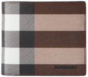 Ví Burberry Check And Leather Bifold Wallet ‘Brown’ 80527901
