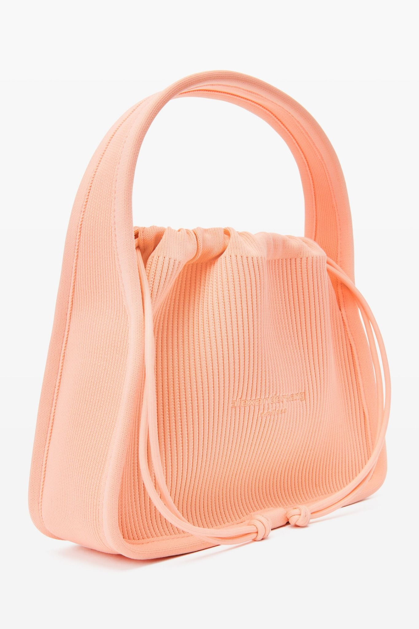 Túi Alexander Wang Ryan In Metallic Rib Knit 'Faded Neon Orange' 20222K20T828 - Ảnh 4