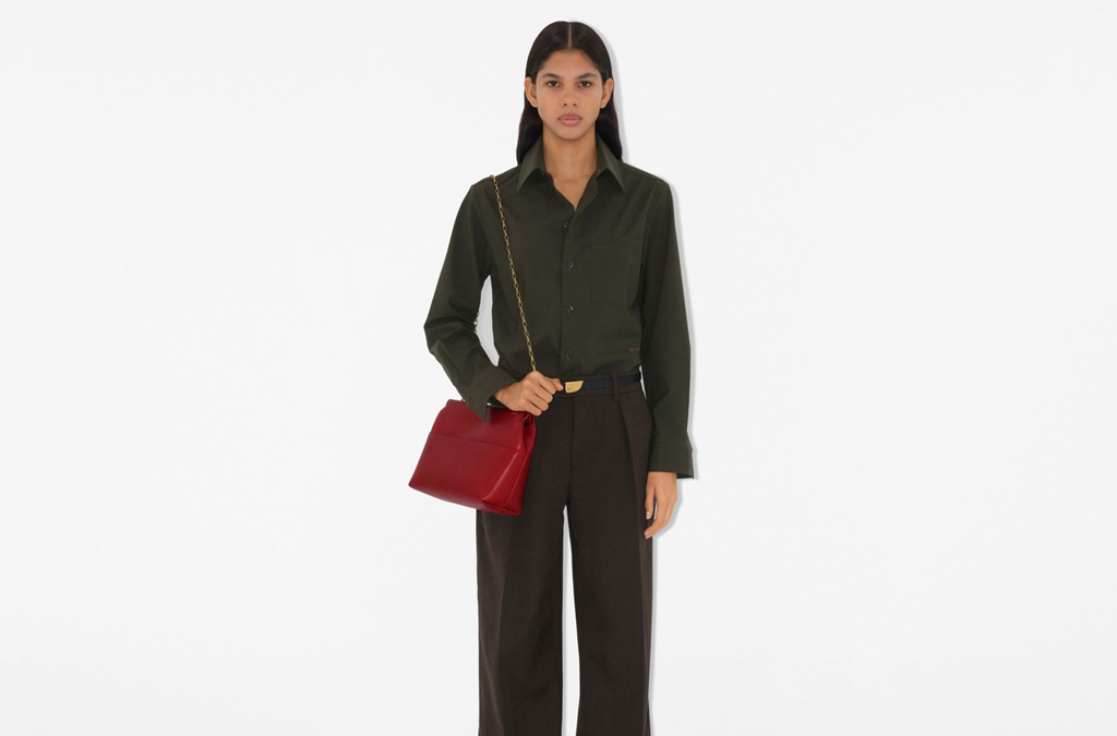 Túi Nữ Burberry Snip Clutch 'Ruby' 80954991 - Ảnh 3