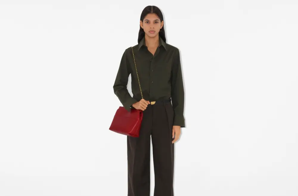 Túi Nữ Burberry Snip Clutch 'Ruby' 80954991 - Ảnh 3