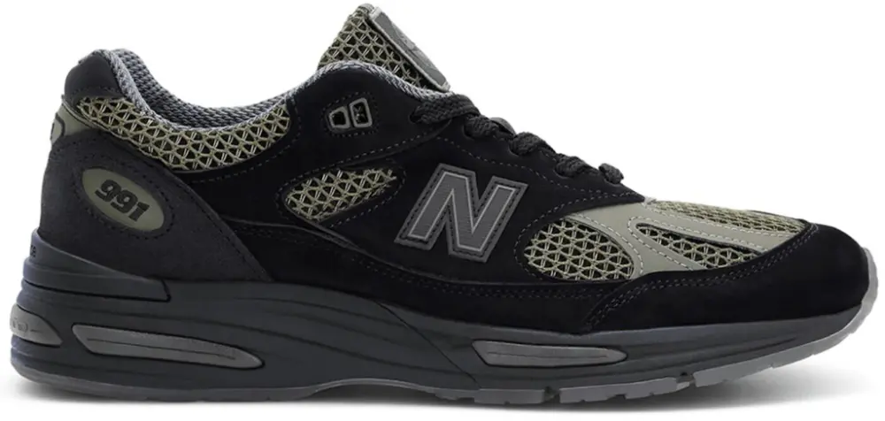 Giày New Balance x Stone Island 991V2 Made In UK ‘Black’ U991SD2