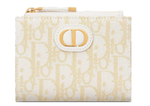 Ví Dior 30 Montaigne Dahlia 'White Beige' S2197UNRG-M01E