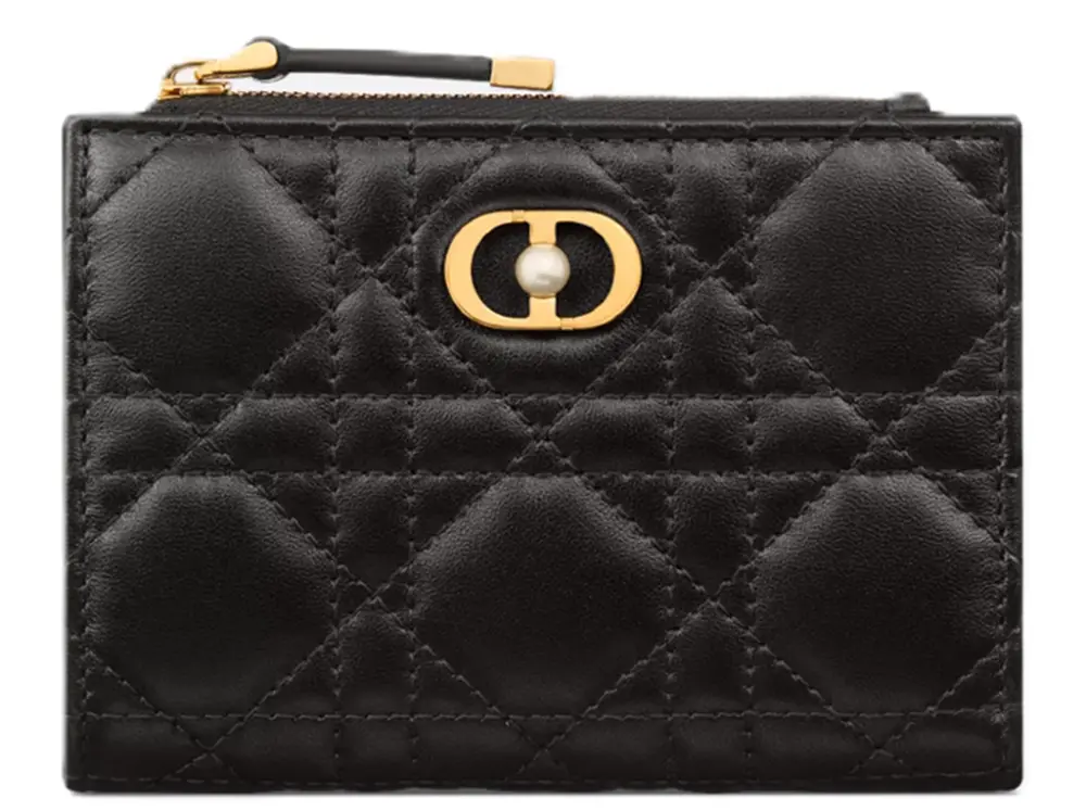 Ví Dior Jolie Dahlia 'Black' S3113UNJB-M900