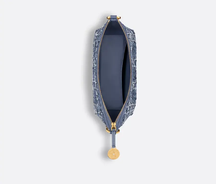 Túi Dior Diorstar Hobo Bag Chain 'Blue' S3202UMFY-M52I - Ảnh 4