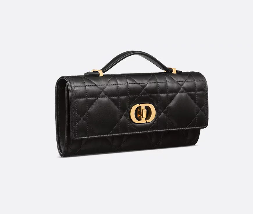 Túi Dior Miss Caro Top Handle Pouch 'Black' S5221UHAG-M900 - Ảnh 4