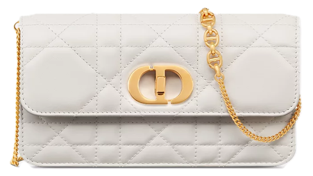 Túi Dior Miss Caro Pouch Chain 'White' S5225UDAX-M030
