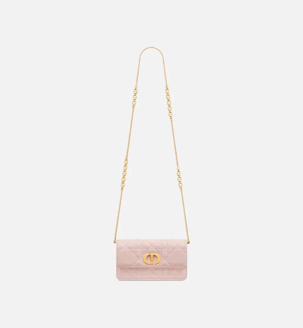 Túi Dior Miss Caro Pouch Chain 'Powder Pink' S5225UDAX-M413 - Ảnh 4