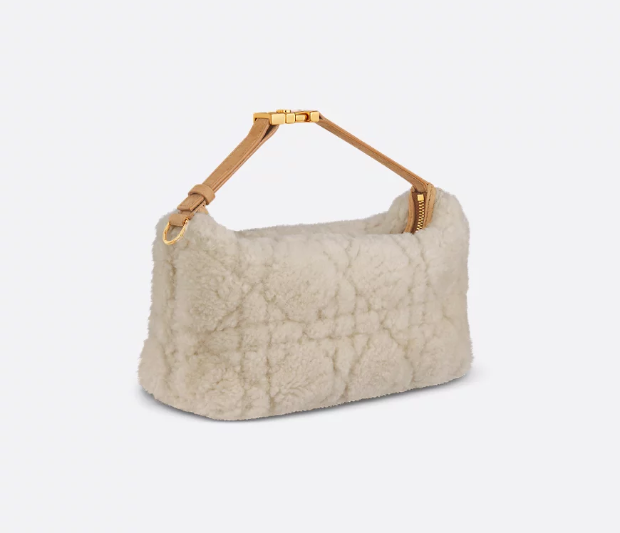 Túi Dior Medium Travel Nomad Pouch 'Ecru Cannage' S5554UMGB-M925 - Ảnh 5