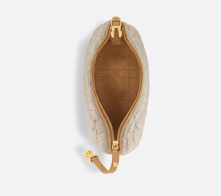 Túi Dior Medium Travel Nomad Pouch 'Ecru Cannage' S5554UMGB-M925 - Ảnh 4