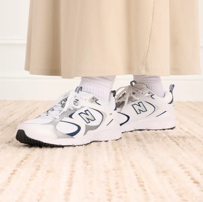 Giày New Balance 408 ‘White Silver’ ML408A - Ảnh 6