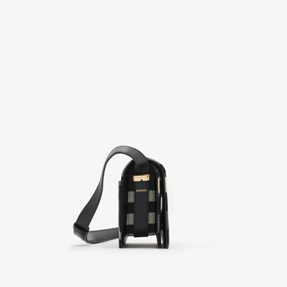 Túi Burberry Snip Bag 'Black' 80929741 - Ảnh 4