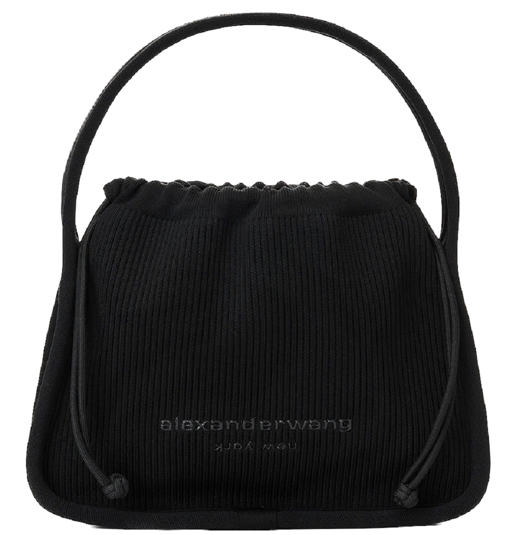 Túi Alexander Wang Ryan Small Bag In Rib Knit 'Black' 20222K20T001