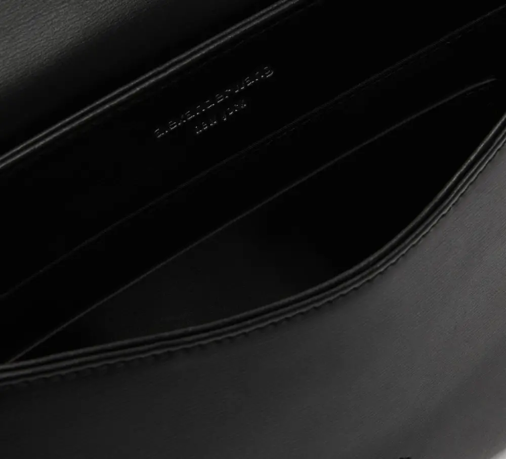Túi Alexander Wang Crest Flap Bag In Leather 'Black' 20123R20L001 - Ảnh 3
