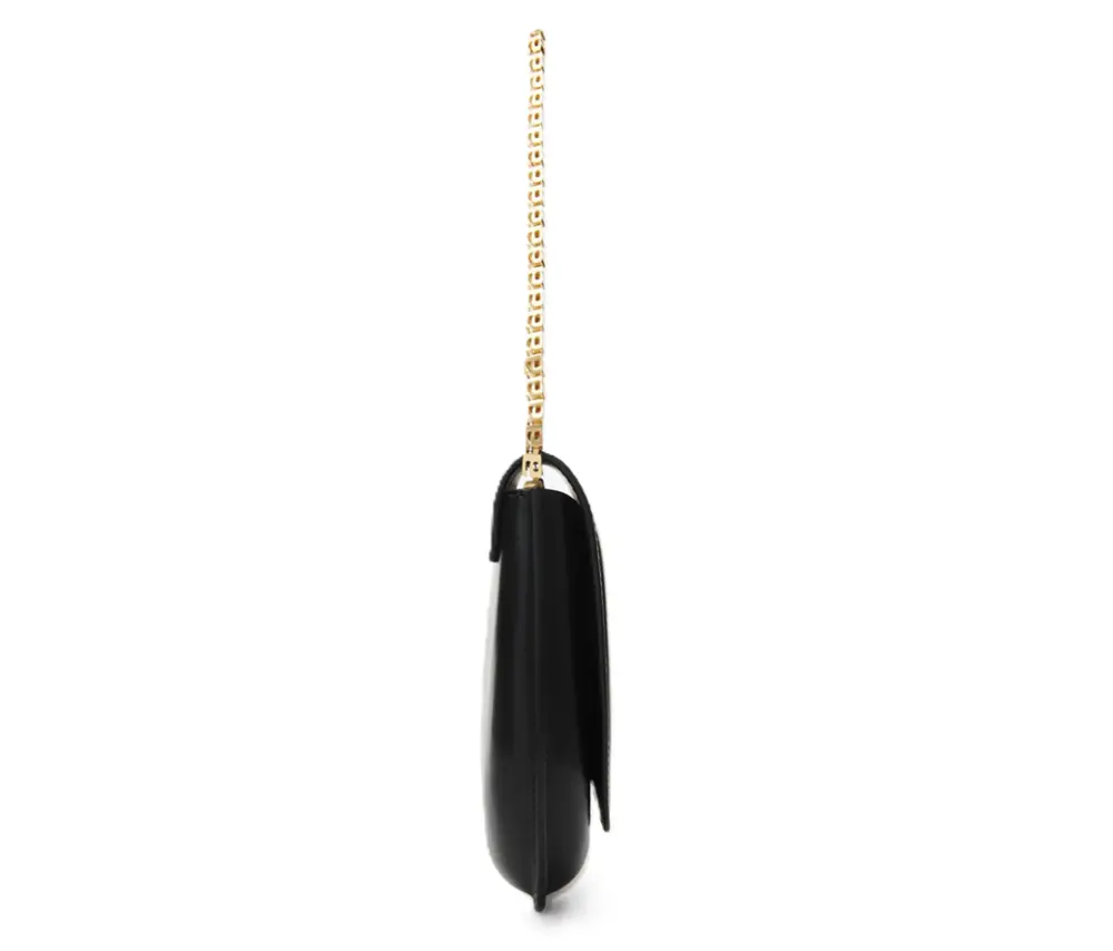 Túi Alexander Wang Crest Flap Bag In Leather 'Black' 20123R20L001 - Ảnh 4