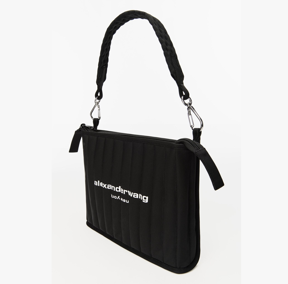 Túi Alexander Wang Elite Tech Shoulder Bag In Nylon 'Black' 20322R30T001 - Ảnh 2
