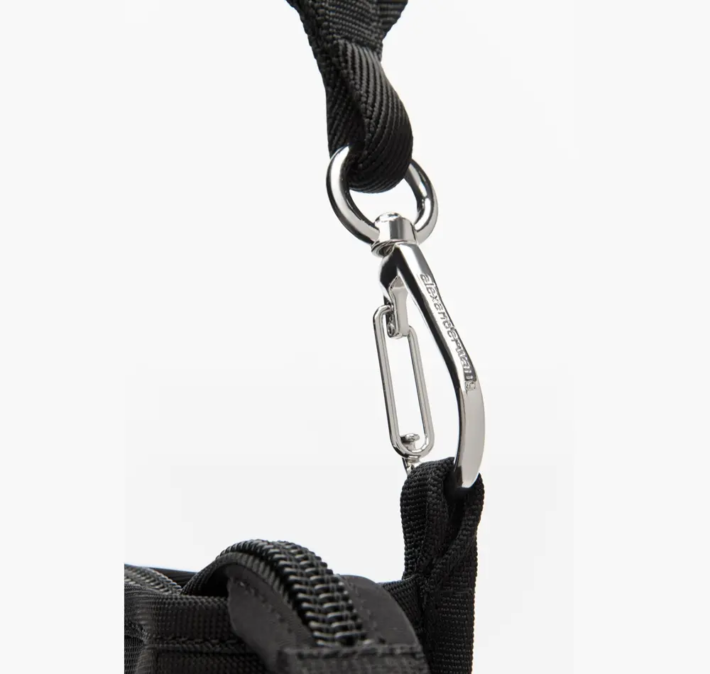 Túi Alexander Wang Elite Tech Shoulder Bag In Nylon 'Black' 20322R30T001 - Ảnh 3