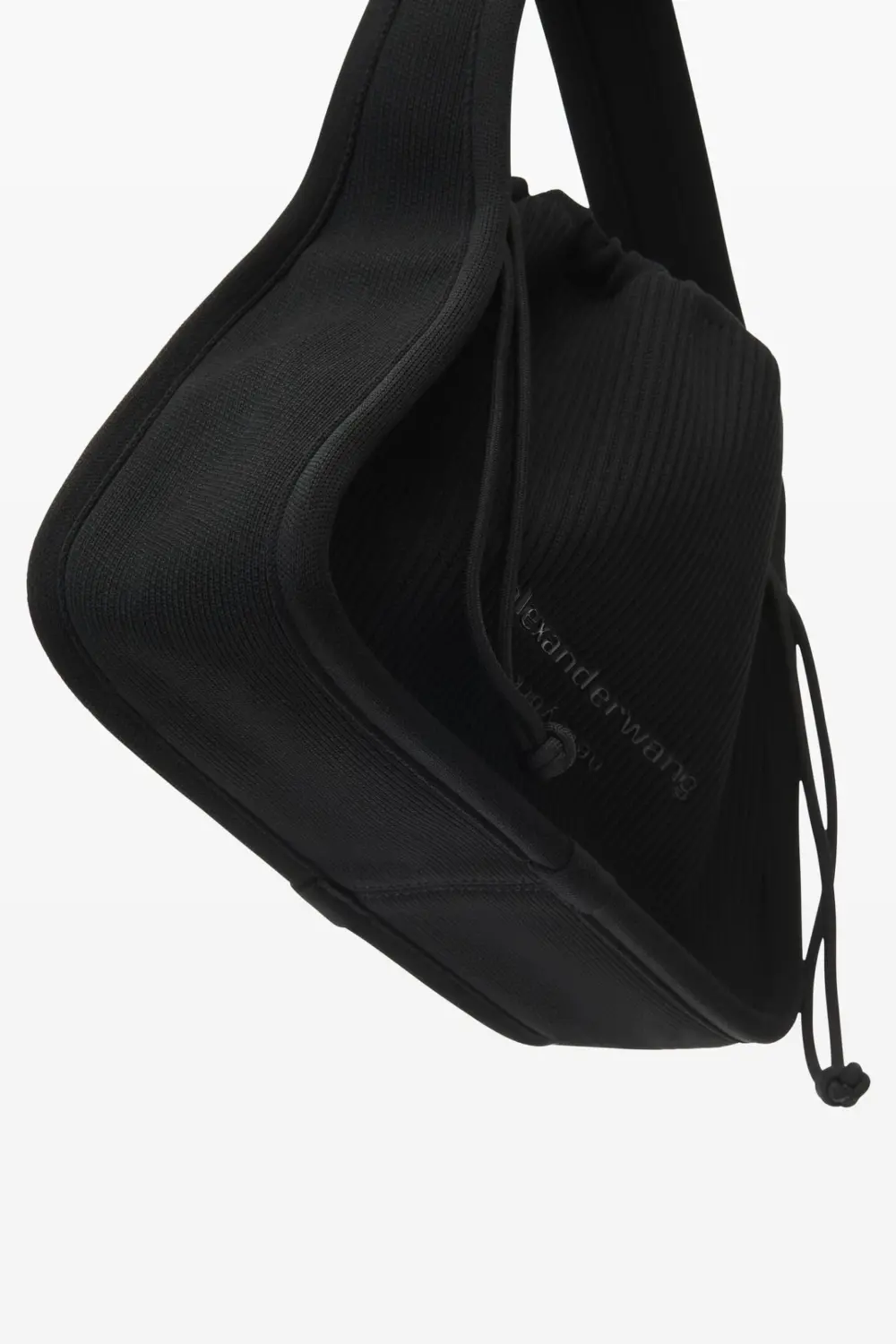 Túi Alexander Wang Ryan Small Bag In Rib Knit 'Black' 20222K20T001 - Ảnh 5