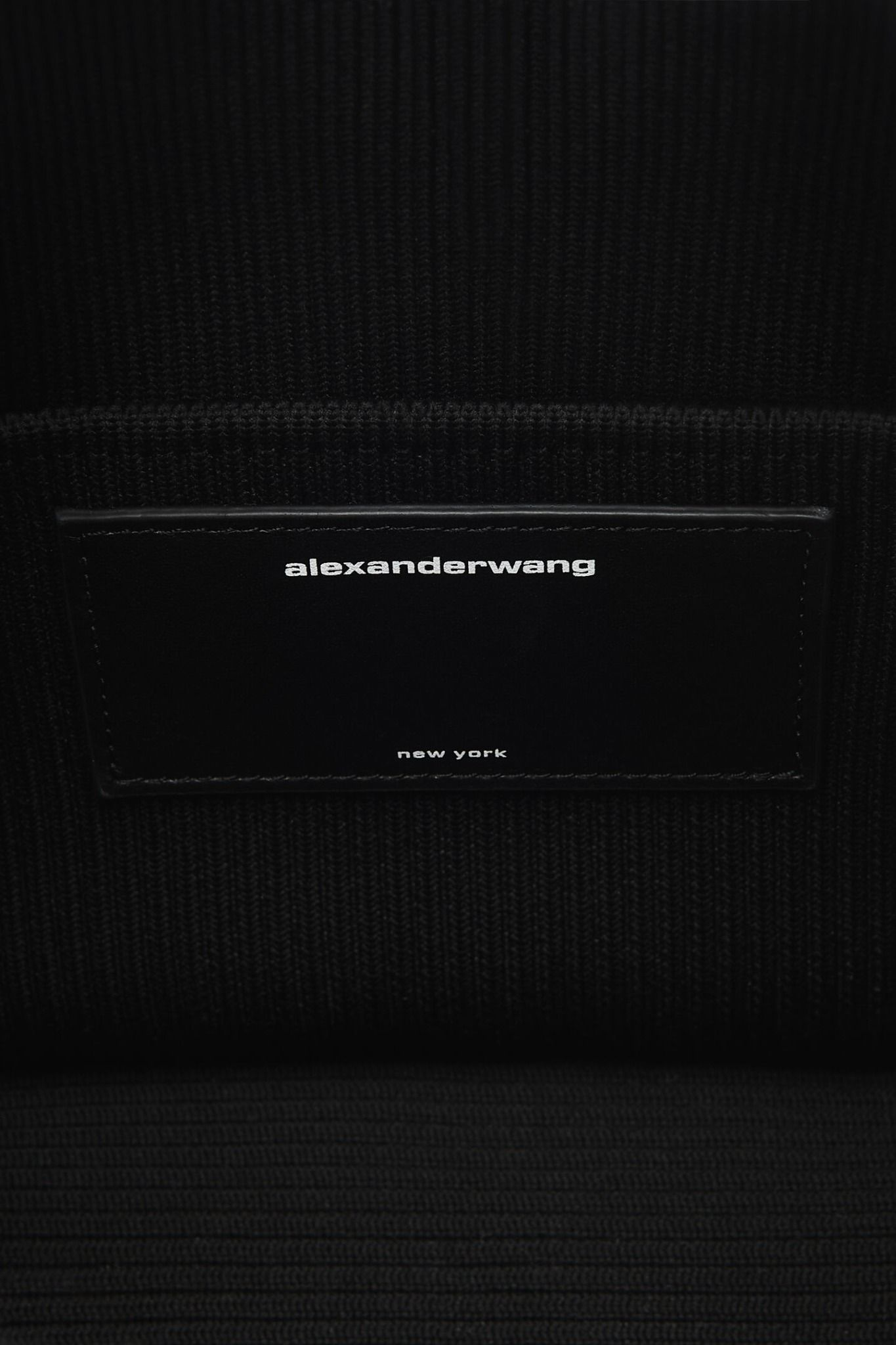 Túi Alexander Wang Ryan Small Bag In Rib Knit 'Black' 20222K20T001 - Ảnh 3