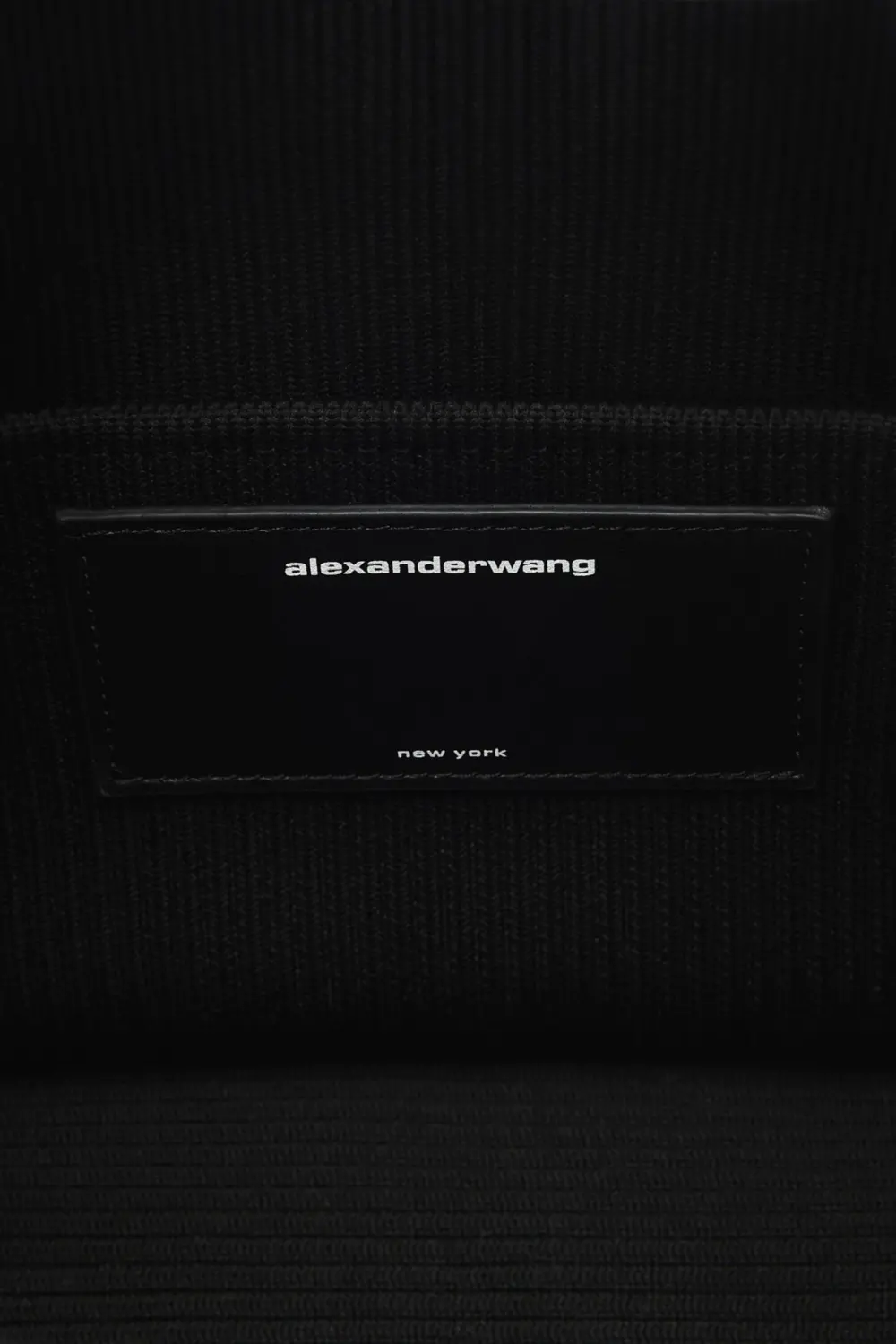 Túi Alexander Wang Ryan Small Bag In Rib Knit 'Black' 20222K20T001 - Ảnh 3