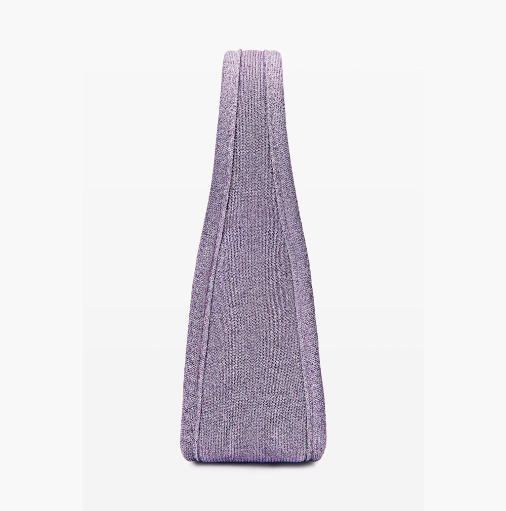 Túi Alexander Wang Ryan Small Bag In Metallic Rib Knit 'Unicorn' 20123K60T544 - Ảnh 3