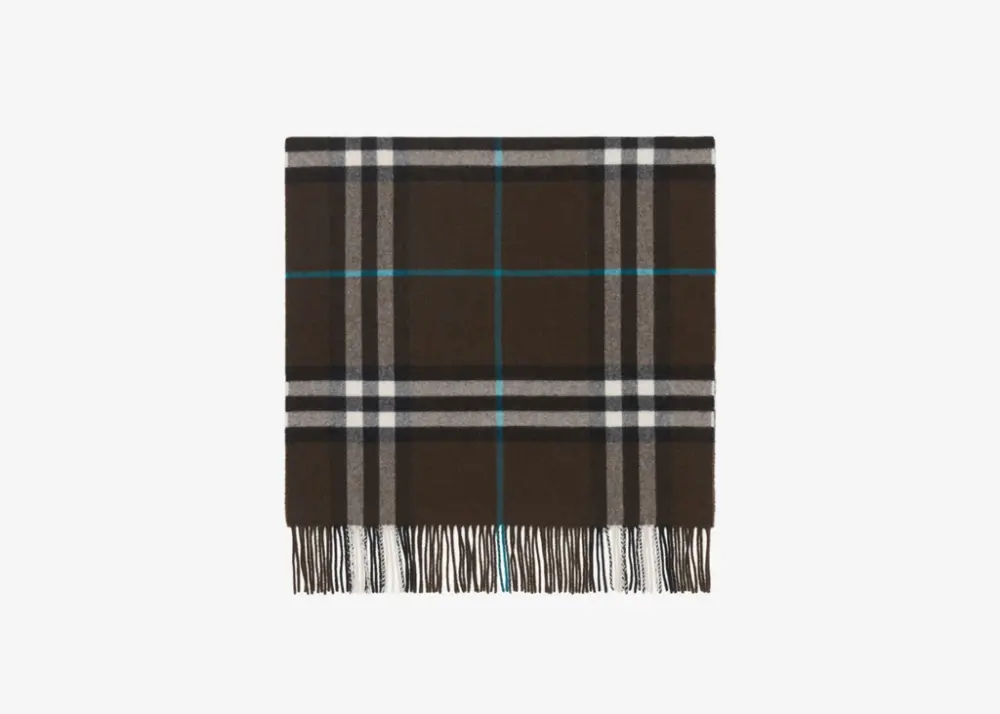 Khăn Burberry Wide Check Cashmere Scarf 'Snug' 80910121 - Ảnh 4