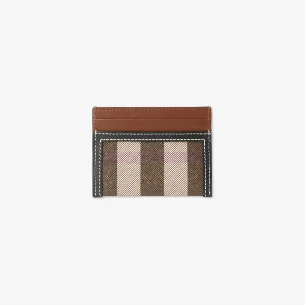 Ví Burberry Check Card Case ‘Dark Birch Brown’ 80623011 - Ảnh 3