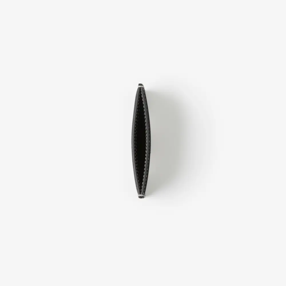 Alternative view of Ví Burberry Check Card Case ‘Dark Birch Brown’ 80644601