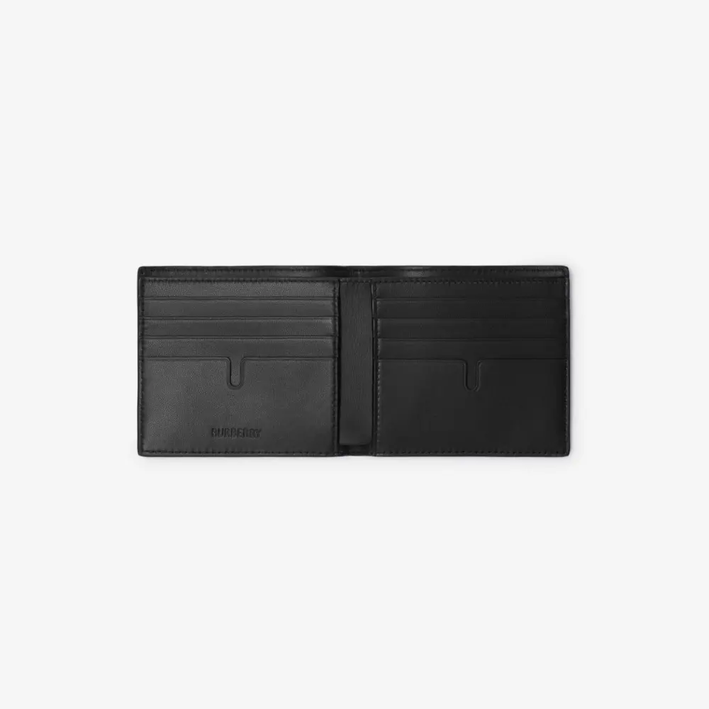 Alternative view of Ví Burberry B Shield Bifold Wallet ‘Slate’ 81029271