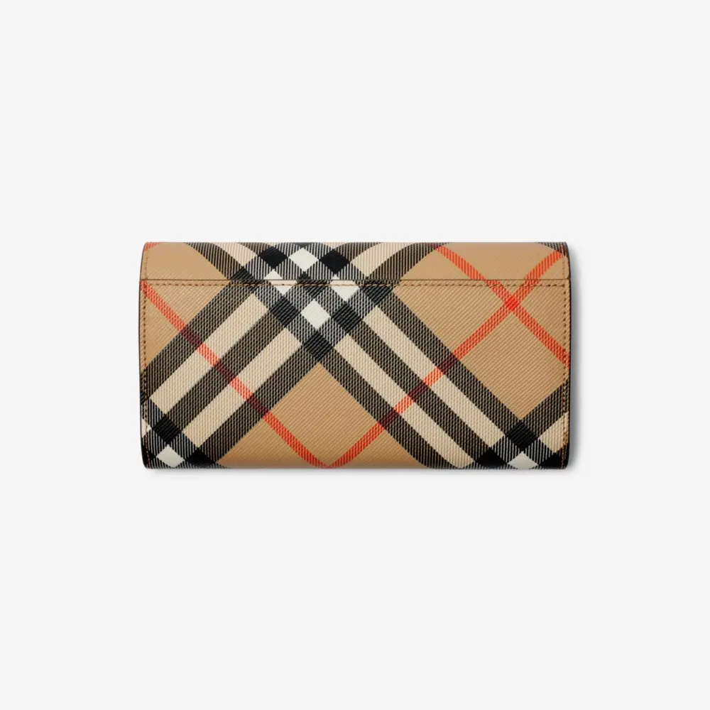 Alternative view of Ví Burberry Check Continental Wallet ‘Sand’ 80952721
