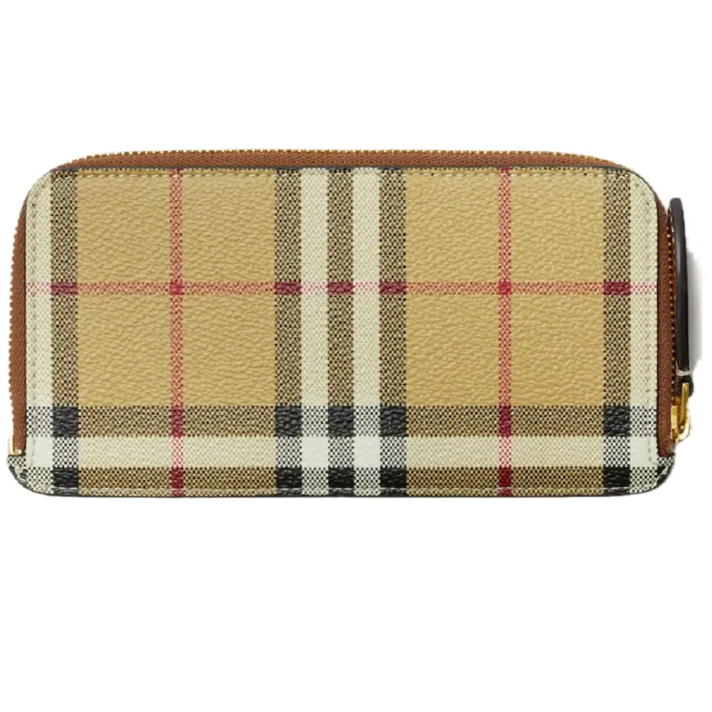 Ví Burberry Large Check Zip Card Case ‘Beige’ 80739781