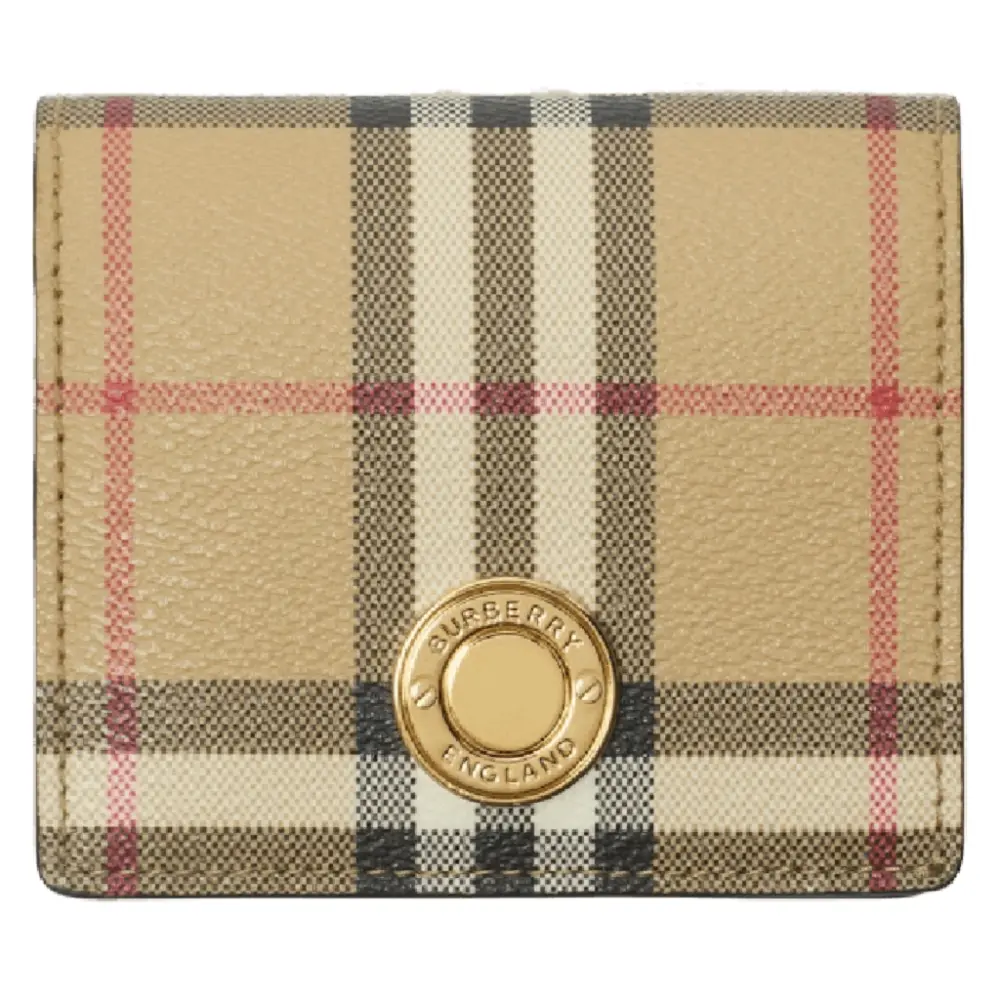 Ví Burberry Small Check Bifold Wallet ‘Beige’ 80944251