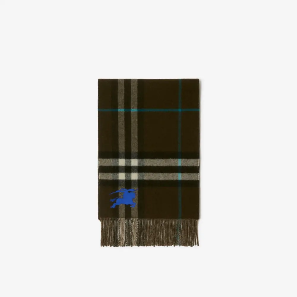 Khăn Burberry Reversible EKD Check Cashmere Scarf 'Snug' 80952251 - Ảnh 4