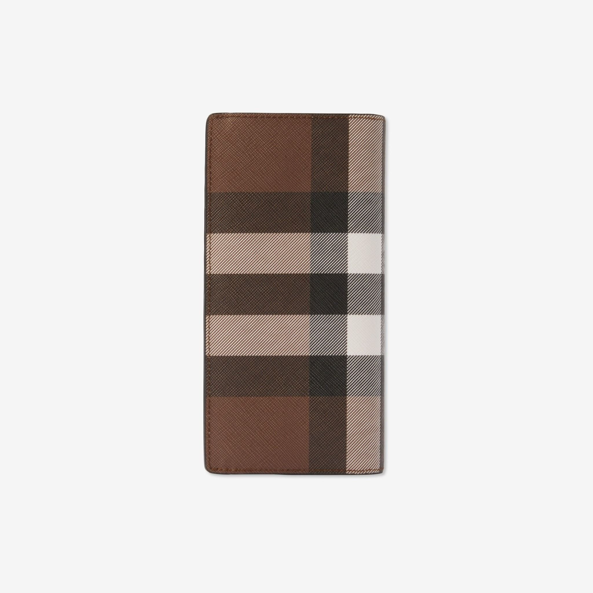 Ví Burberry Check Leather Continental Wallet ‘Brown’ 80528031 - Ảnh 3