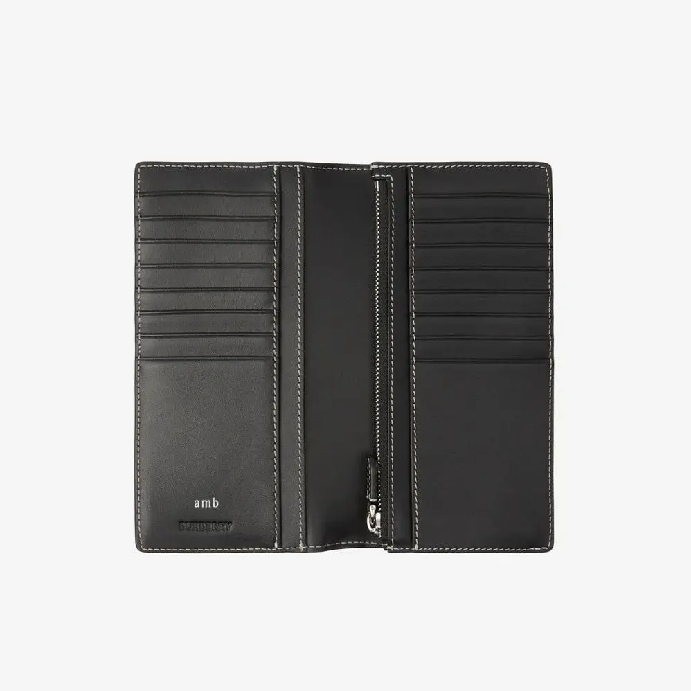 Alternative view of Ví Burberry Check Leather Continental Wallet ‘Brown’ 80528031