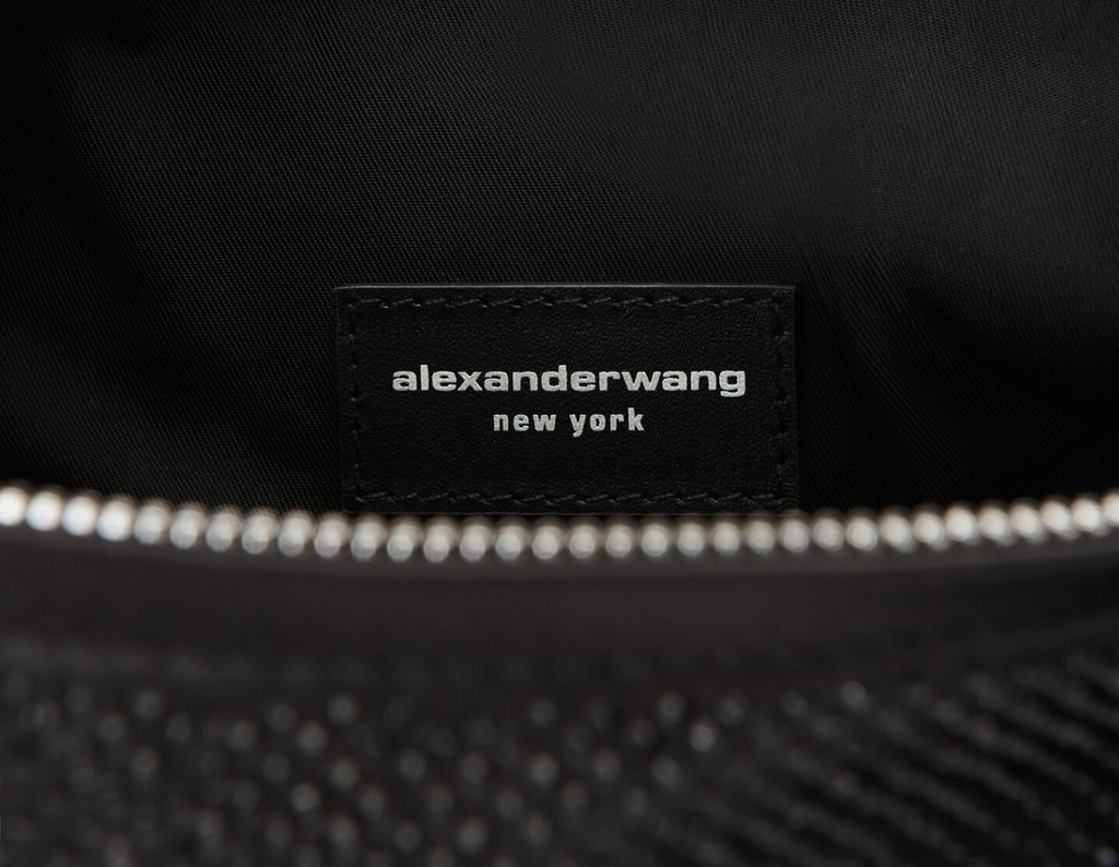 Túi Alexander Wang Scrunchie Mini Bag Clear Beads 'Black' 20323R40T001 - Ảnh 3
