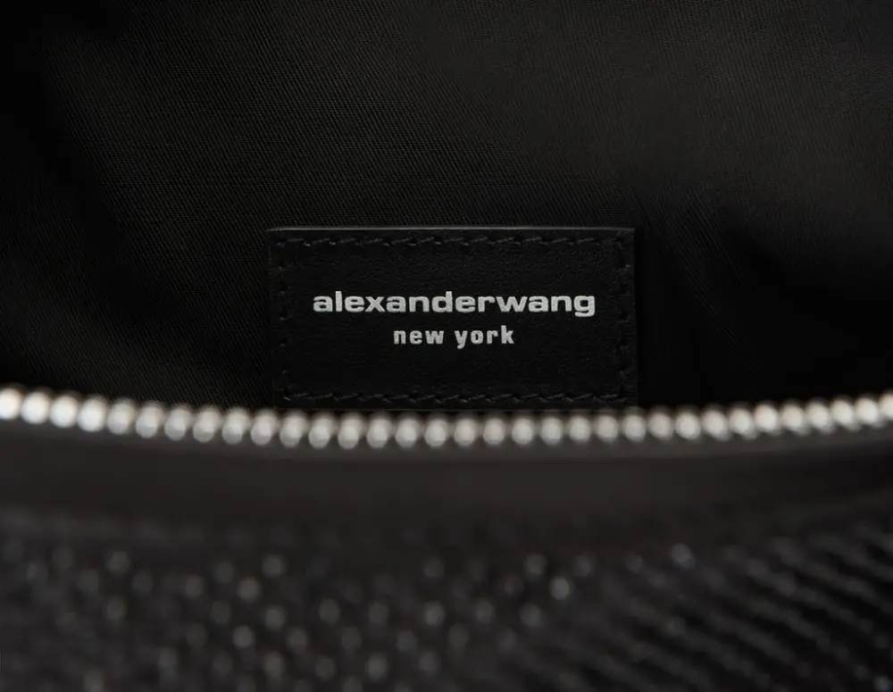 Túi Alexander Wang Scrunchie Mini Bag Clear Beads 'Black' 20323R40T001 - Ảnh 3