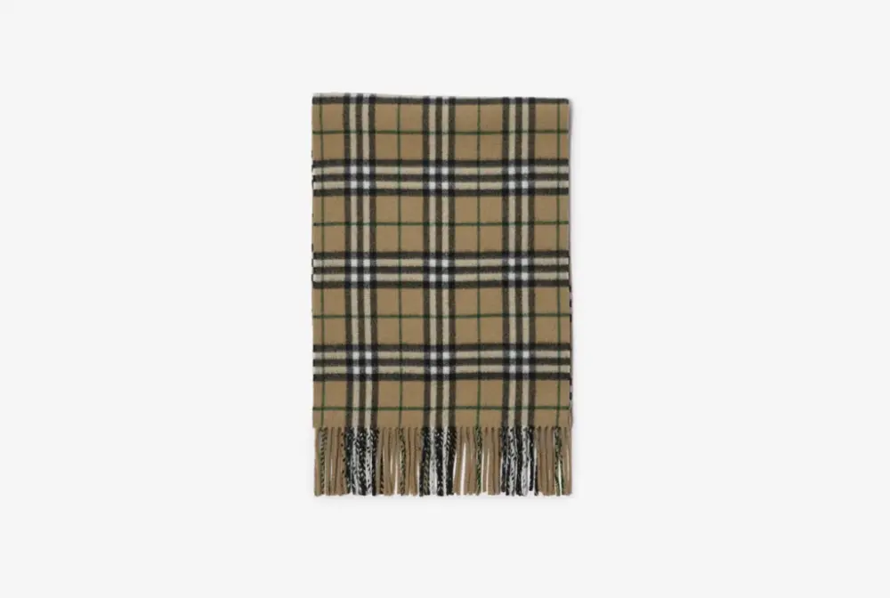 Khăn Burberry Check Cashmere Scarf 'Linden' 80965391 - Ảnh 4