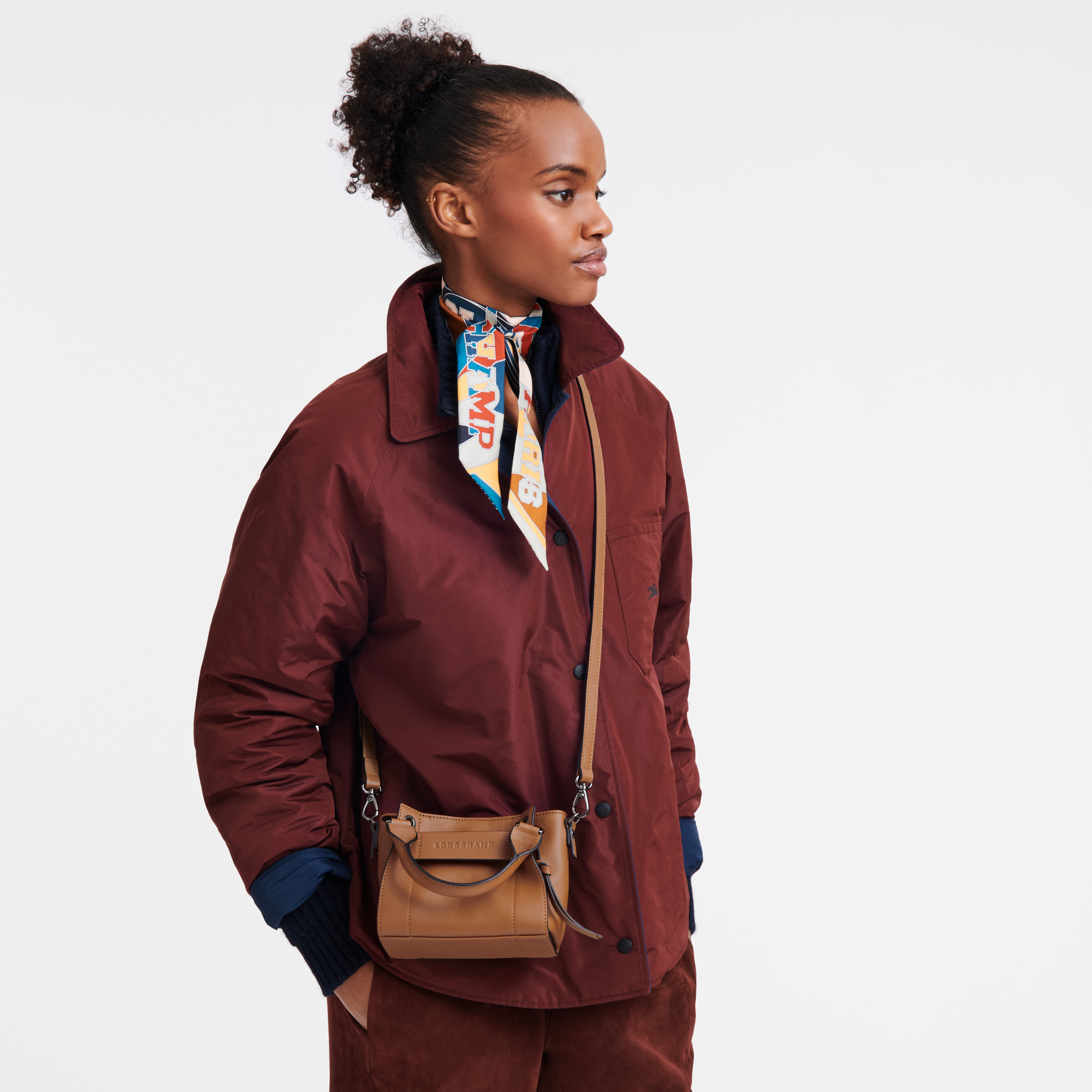 Túi Longchamp 3D XS Handbag 'Natural' 10254HCV016 - Ảnh 3