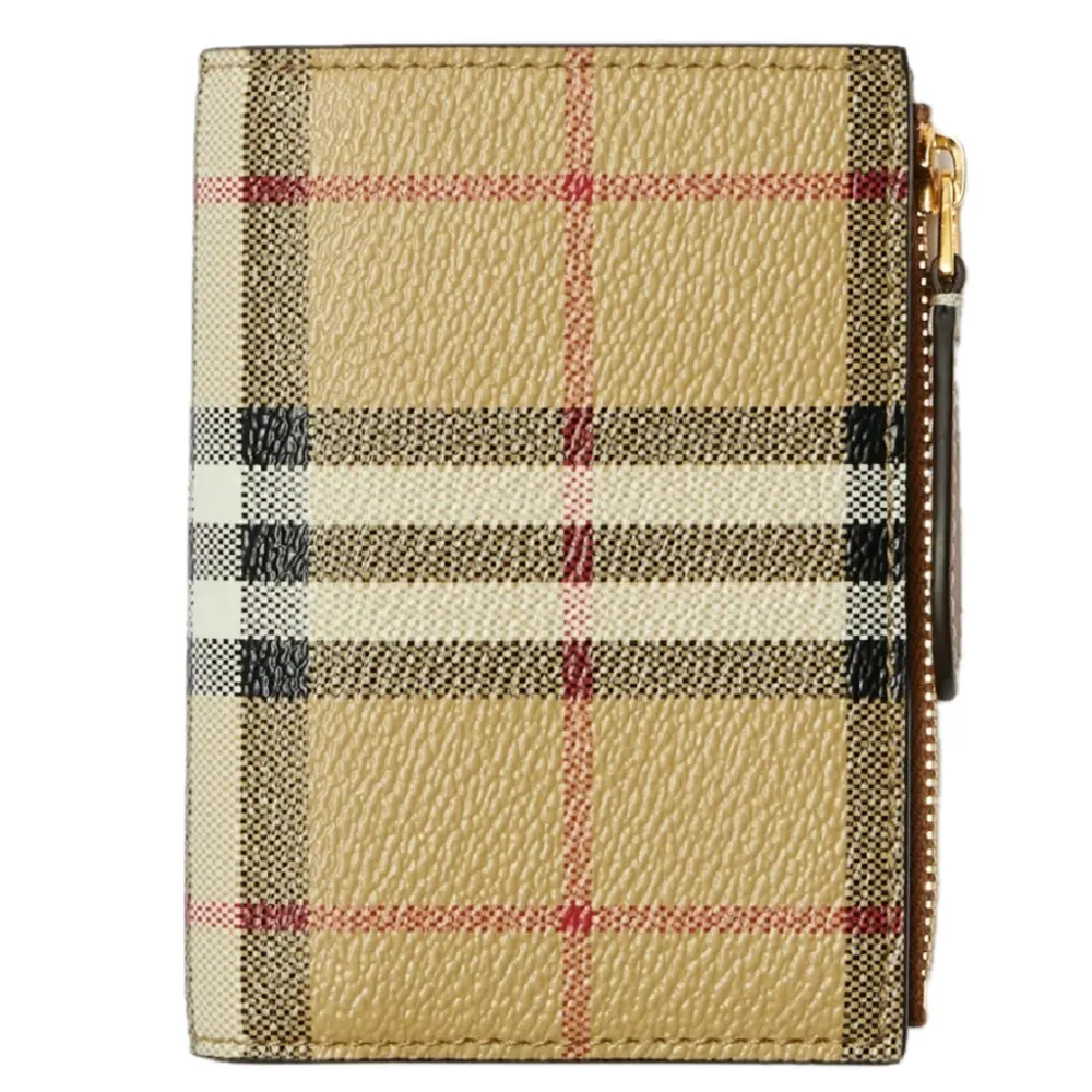 Ví Burberry Small Check Bifold Wallet ‘Beige’ 80792041