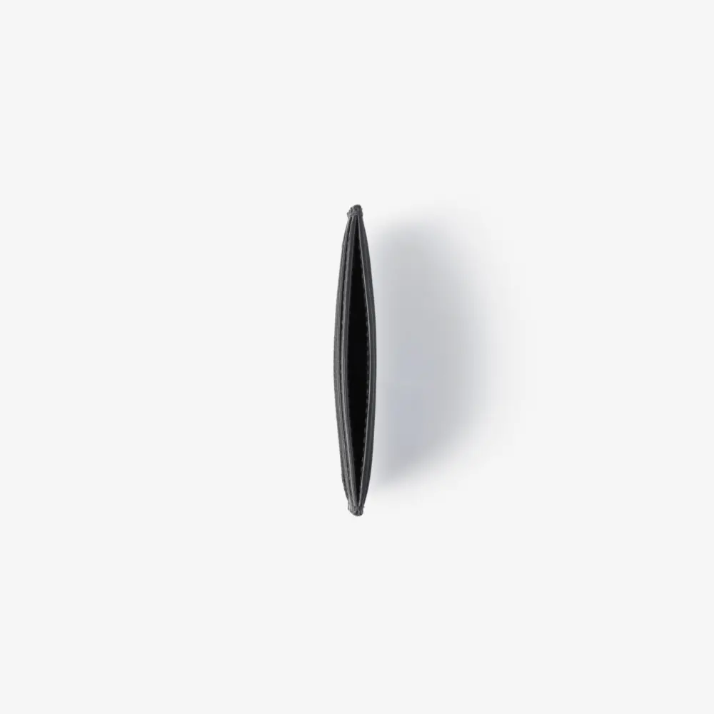 Alternative view of Ví Burberry Tall Check Card Case ‘Charcoal’ 80741021