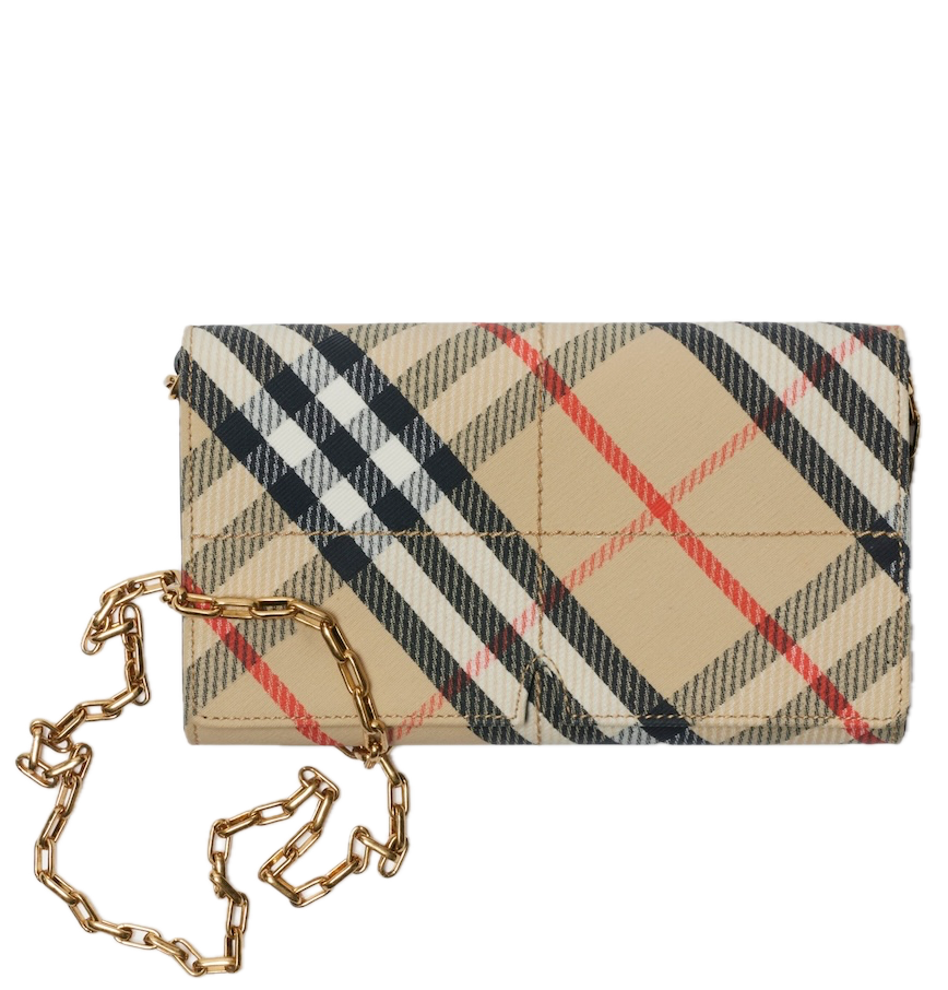Ví Burberry Snip Chain Strap Wallet ‘Sand’ 80992131