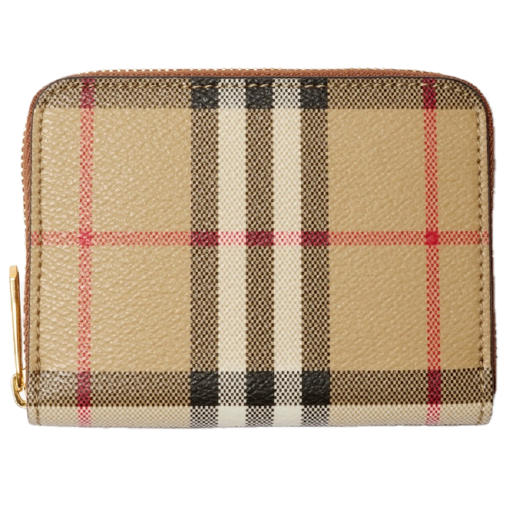 Ví Burberry Small Check Zip Wallet ‘Beige’ 80944391