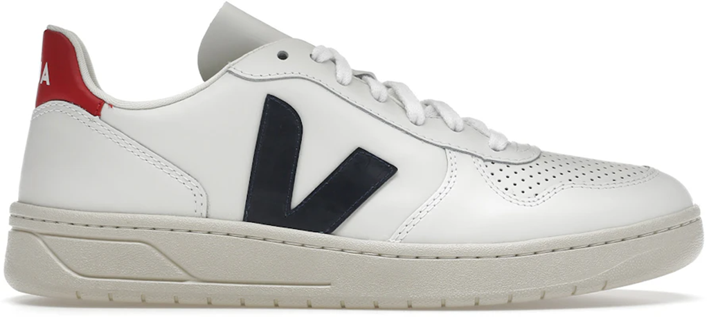 Giày Veja V-10 Leather ‘White Nautico’ VX021267